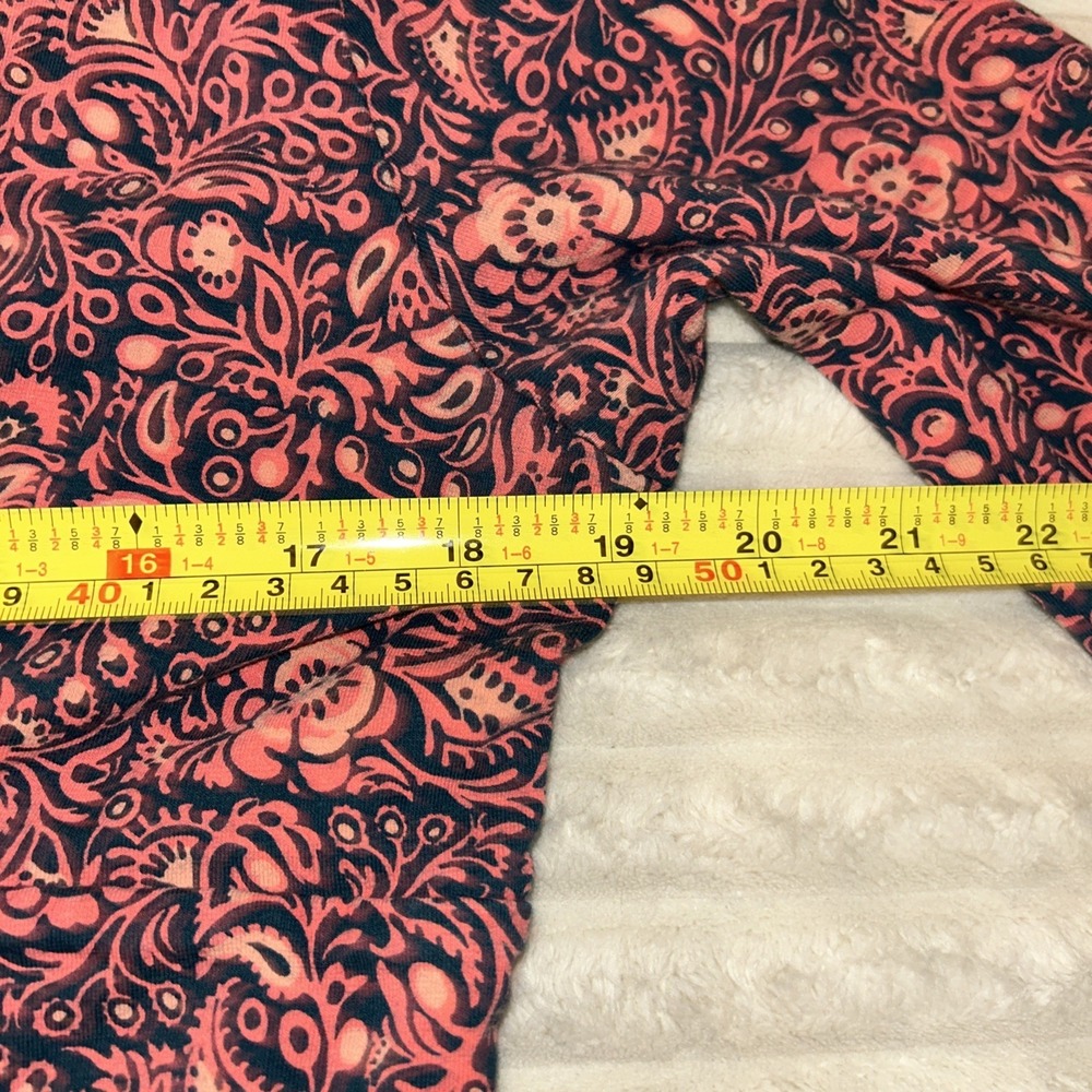 patagonia womens dress size X Large long sleeve cotton/ spandex floral paisley - Picture 5 of 7